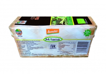 100 MILANA Ceylon Demeter BIO-SCHWARZTEE TEEBEUTEL BOPF Broken Orange Pekoe Fannings - schwarzer Premium-Tee in HANDGEFLOCHTENEM TEEKÖRBCHEN, 55 Prozent des Verkaufspreises ist SOZIALE HILFSLEISTUNG - Der Tee..der nach Liebe schmeckt. Fair und nachhaltig.